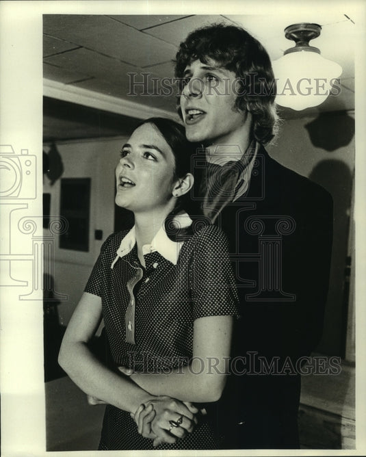 1972 Press Photo St. Martin's School - Tommy Capps, Priscilla Rutledge in Play-Historic Images