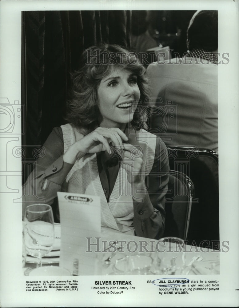 1976 Press Photo Jill Calyburgh in &quot;Silver Streak&quot; - Historic Images