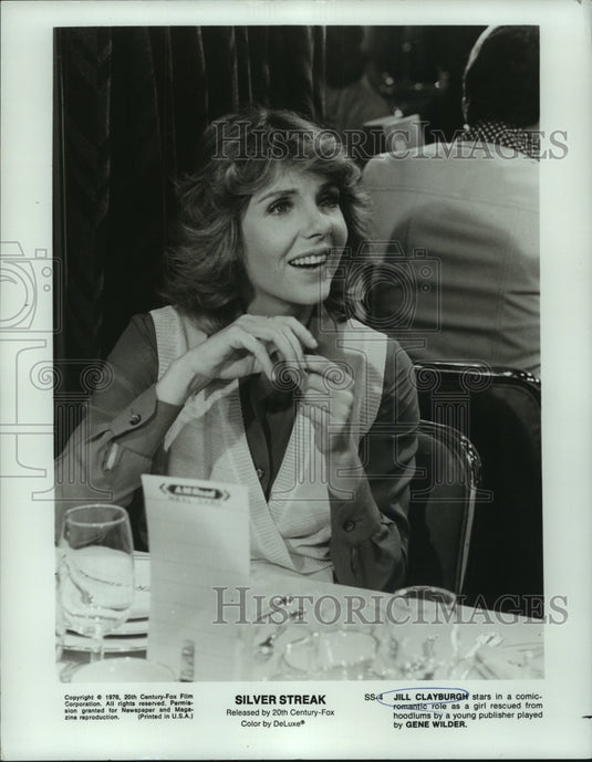 1976 Press Photo Jill Calyburgh in "Silver Streak" - Historic Images