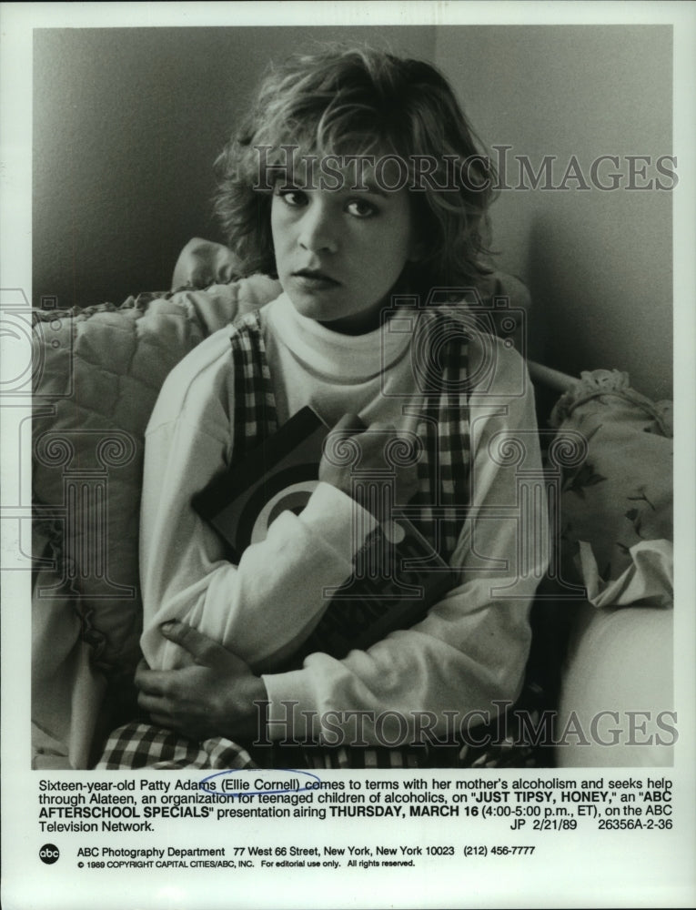 1989 Ellie Cornell as Patty Adams on &quot;Just Tipsy, Honey&quot; ABC Movie - Historic Images