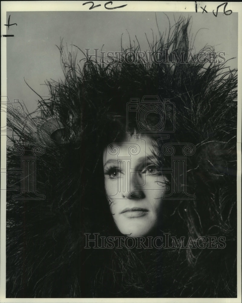 1972 Ballet Hysell Primo Ballerina Jacqqeline Cornay in Headdress - Historic Images