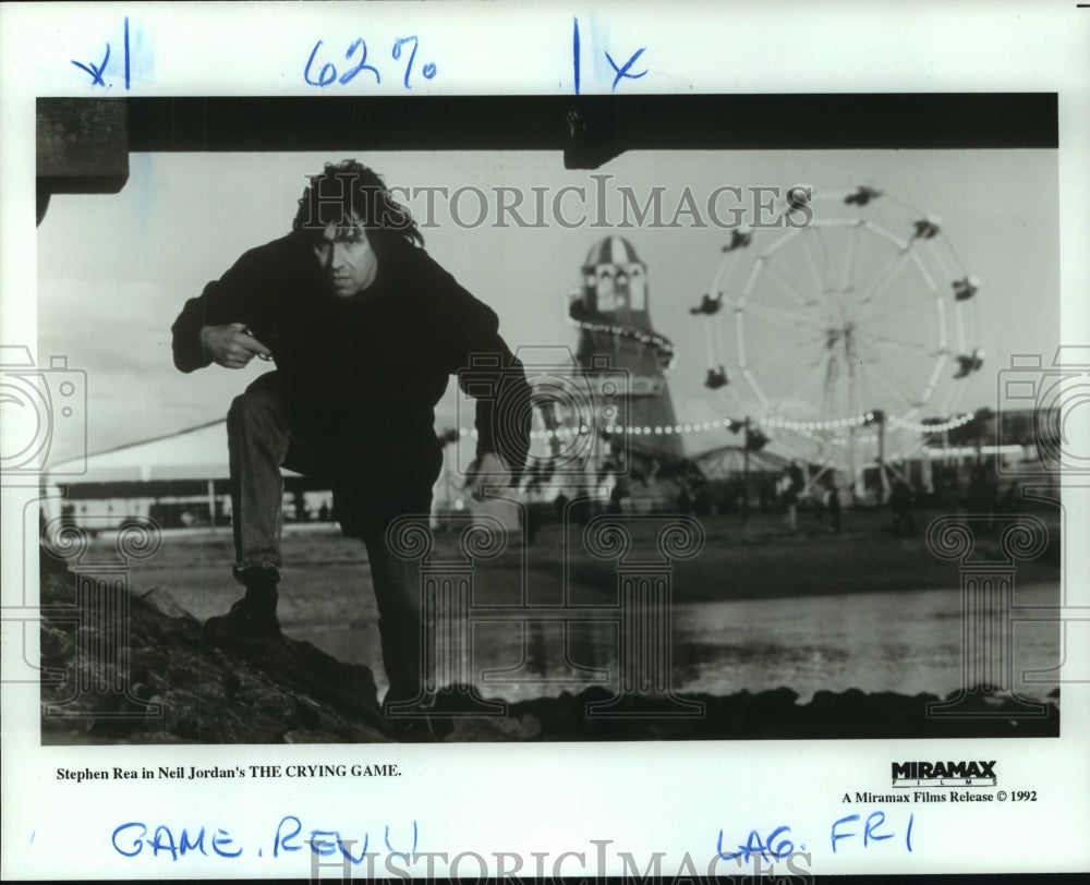 1992 Press Photo Stephen Rea in Neil Jordan&#39;s &quot;The Crying Game.&quot; - Historic Images