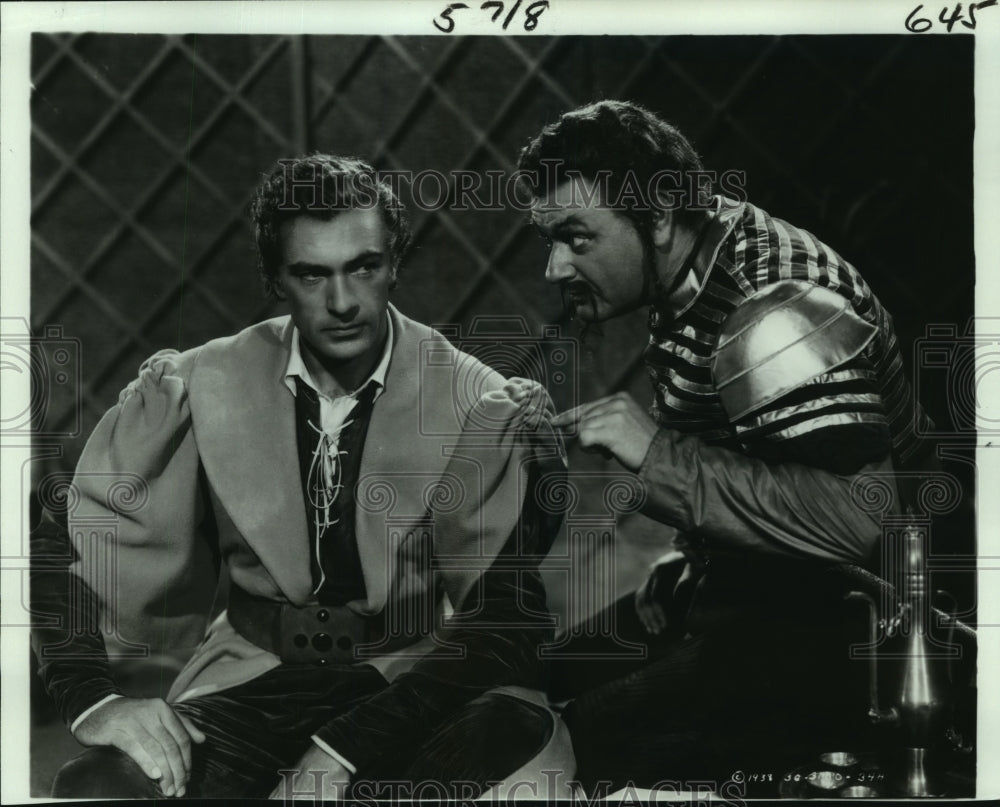 1981  Gary Cooper and Alan Hale, "Adventures of Marco Polo" - Historic Images