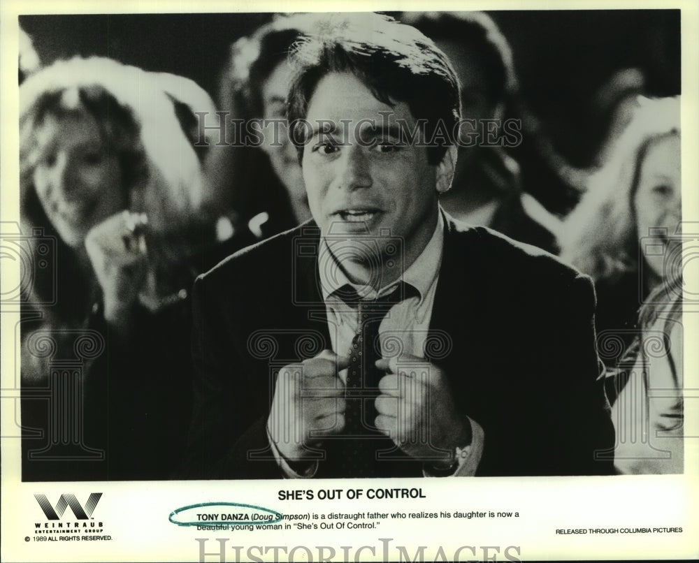 1989 Tony Danza in a scene from She&#39;s Out of Control. - Historic Images