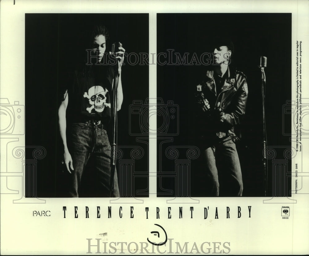 1988 Press Photo Terence Trent D&#39;Arby, entertainer and recording artist. - Historic Images