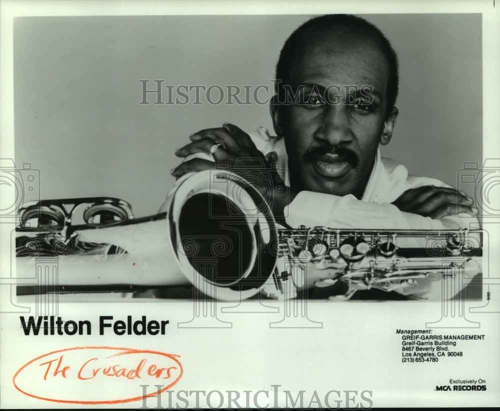 1981 Wilton Felder, The Crusaders entertainers and recording artist. - Historic Images