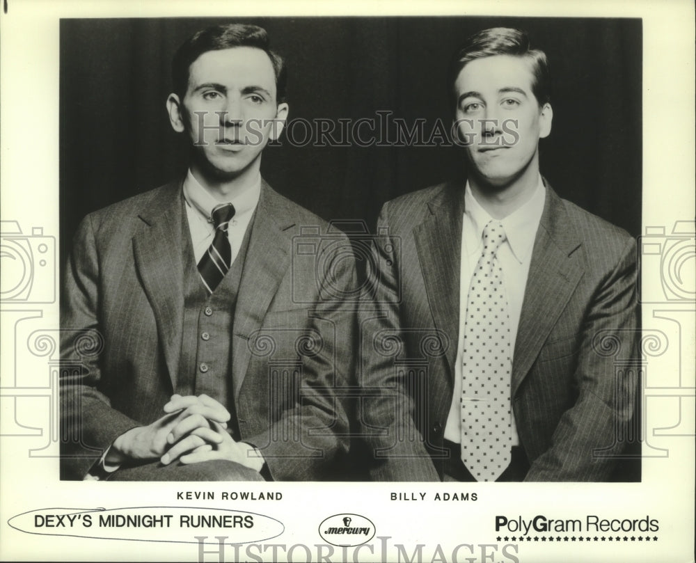 Kevin Roland 1985 Kevin Rowland and Billy Adams, Dexy's Midnight Runners - Historic ...