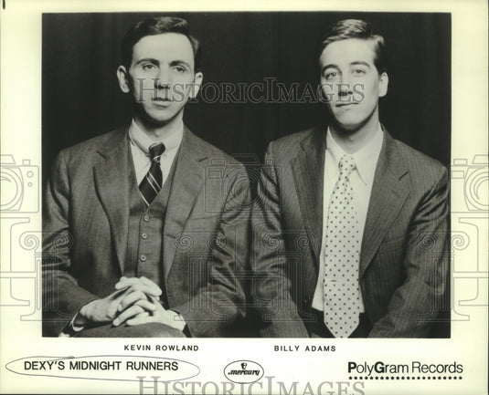 1985 Kevin Rowland and Billy Adams, Dexy's Midnight Runners - Historic Images