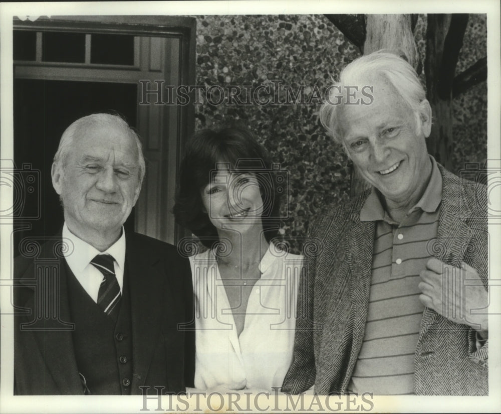 1984 Cyril Cusack and Shirley Anne Field star in A Careful Man. - Historic Images