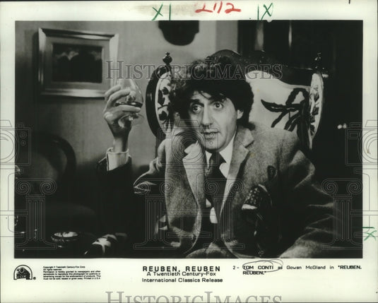 1984 Press Photo Tom Conti as Gowan McGland in "Reuben, Reuben." 20th Century - Historic Images