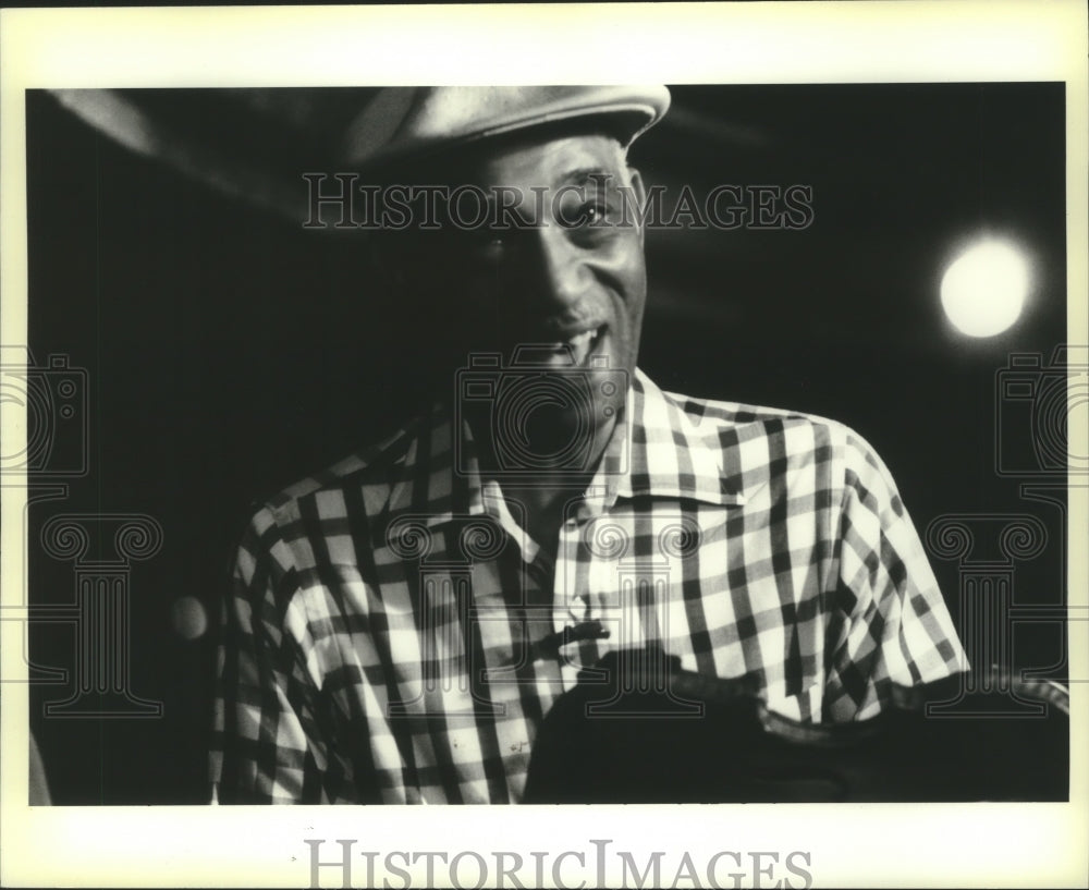 Press Photo Papa John Creach at 71 years &amp; in his words &quot;still here &amp; kicking!&quot;- Historic Images