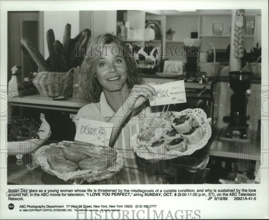 1989 Press Photo Susan Dey, "I Love You Perfect" - nop19015-Historic Images