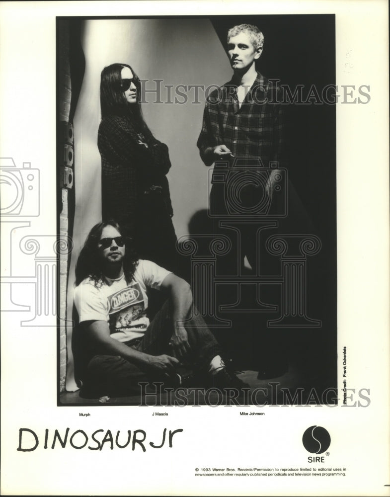 1995 Press Photo Members of the Rock Band Dinosaur Jr - nop19358 - Historic Images