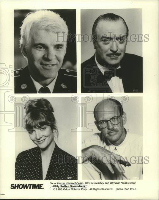 1988 "Dirty Rotten Scoundrels" - Steve Martin, Michael Caine, Others - Historic Images