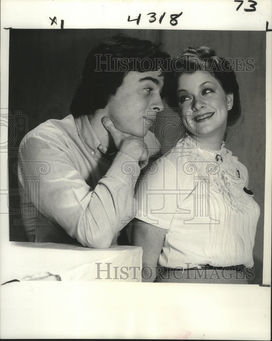 1981 Paul Amend and Kate Corbley star in "Status Quo Vadis," Loyola-Historic Images