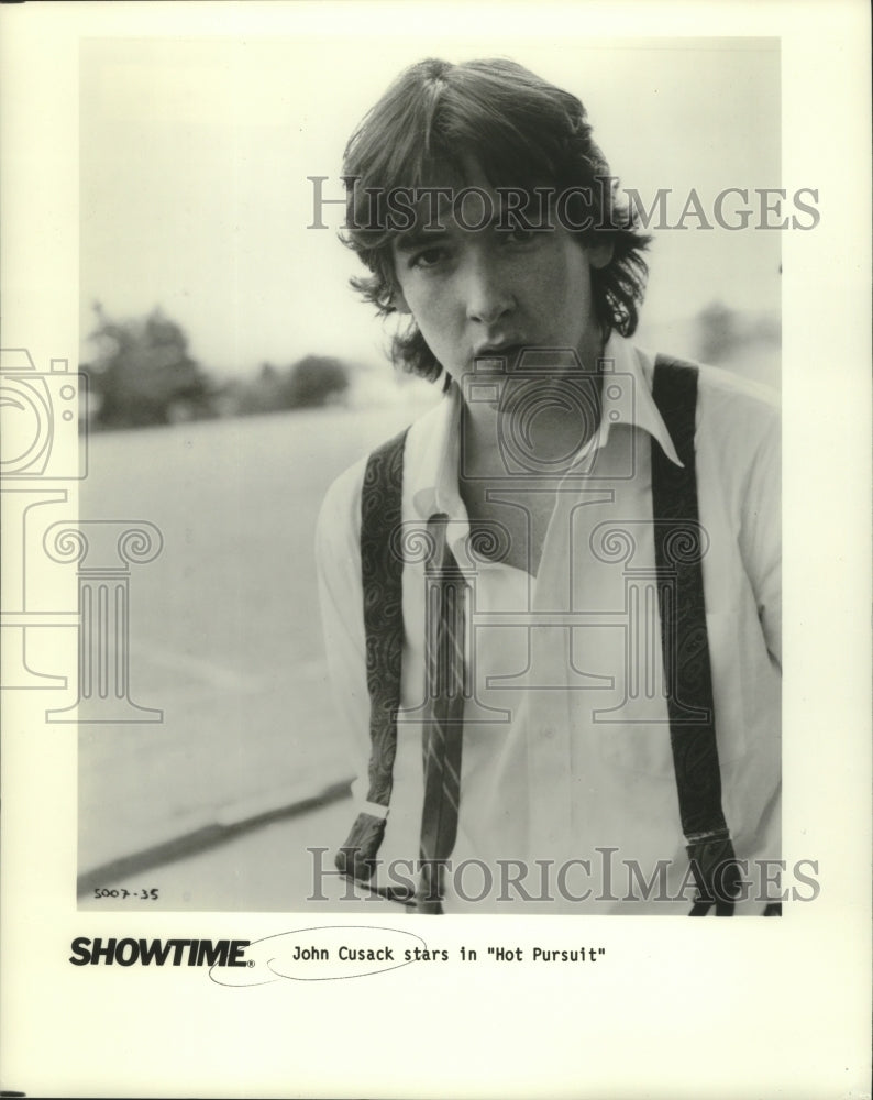 1988 Press Photo John Cusack stars in Hot Pursuit, on Showtime. - Historic Images