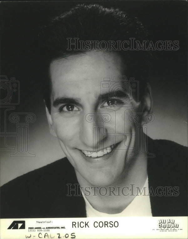 1992 Rick Corso, Comedian and Actor - Historic Images