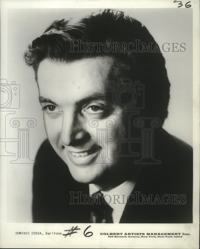 1971 Dominic Cossa, Baritone Opera Singer - Historic Images