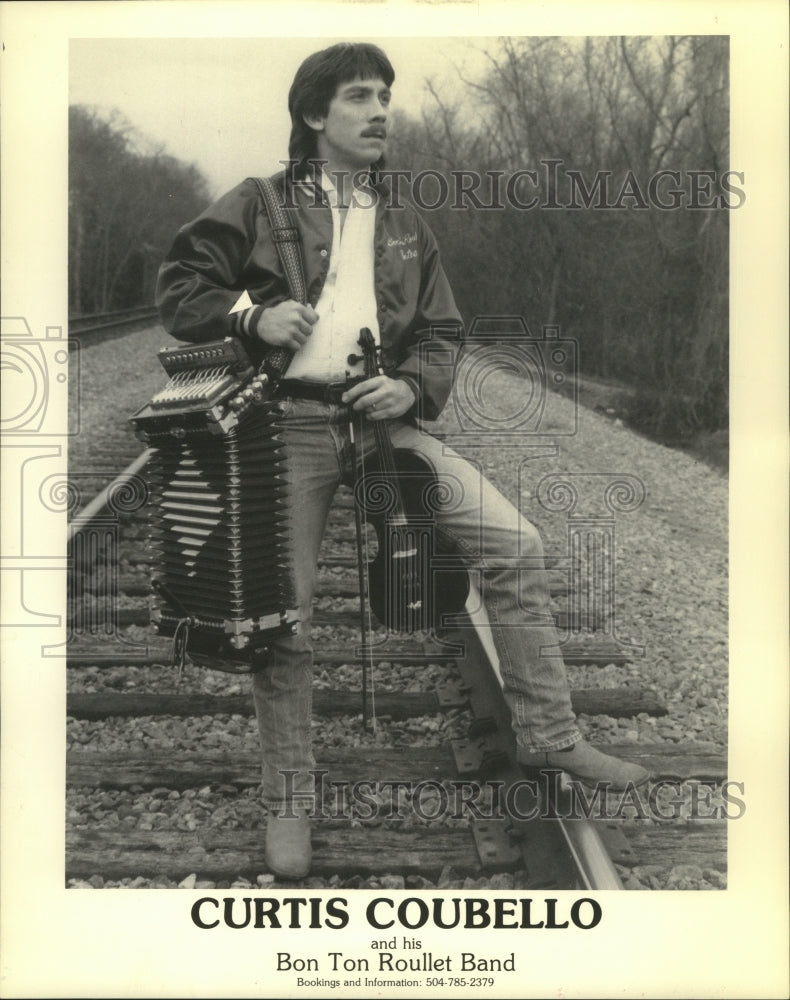 1992 Press Photo Curtis Coubello and his Bon Ton Roullet Band. - nop19739-Historic Images