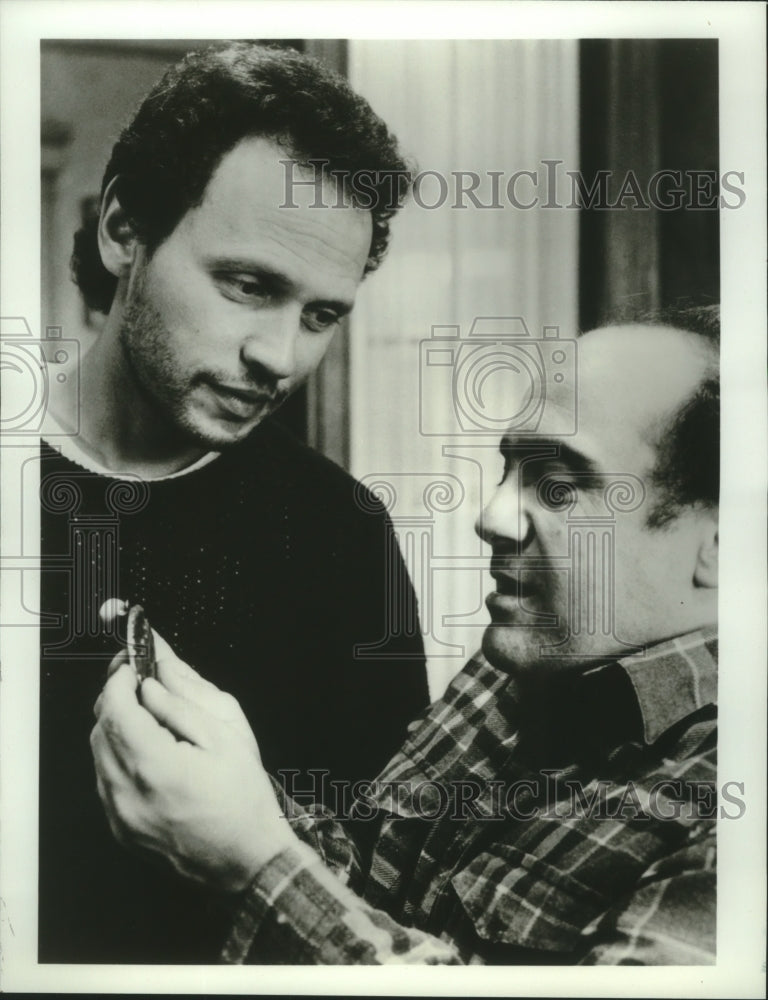 1990 Billy Crystal, Danny DeVito in &quot;Throw Momma From The Train&quot; CBS - Historic Images