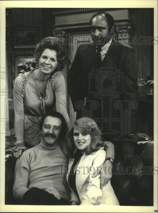 1976 Press Photo Salome Jens, J. A. Preston, Richard Crenna & Bernadette Peters.-Historic Images