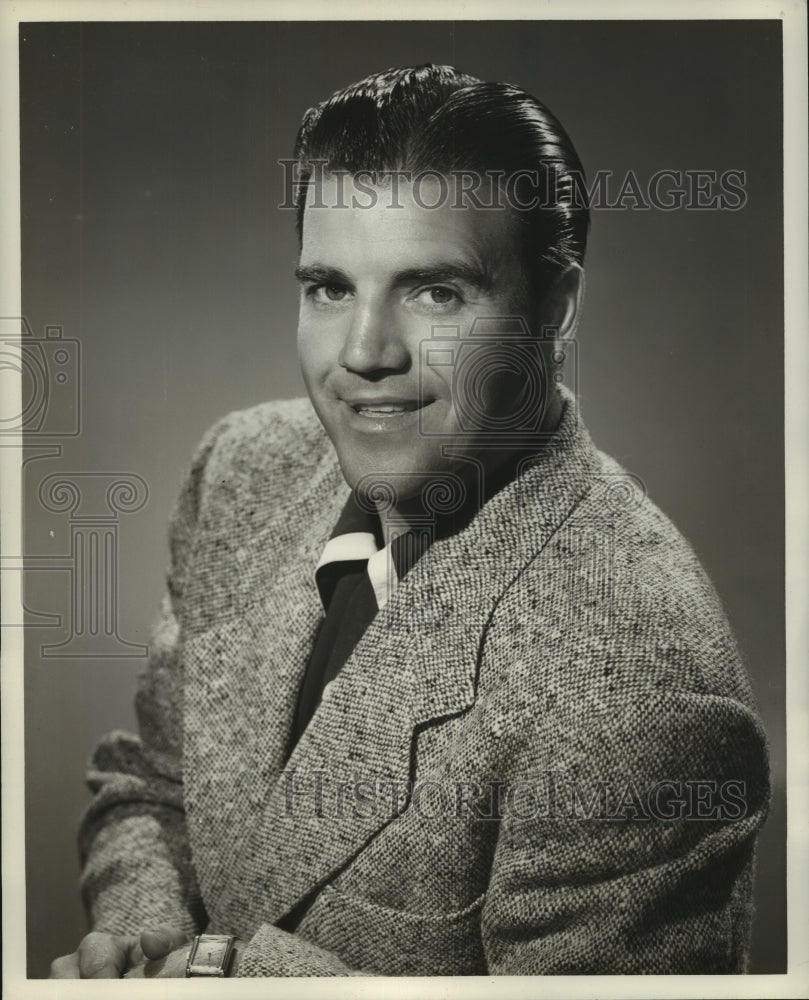 1953 Press Photo Johnny Dugan of &quot;Ladies Choice,&quot; NBC Television Network. - Historic Images