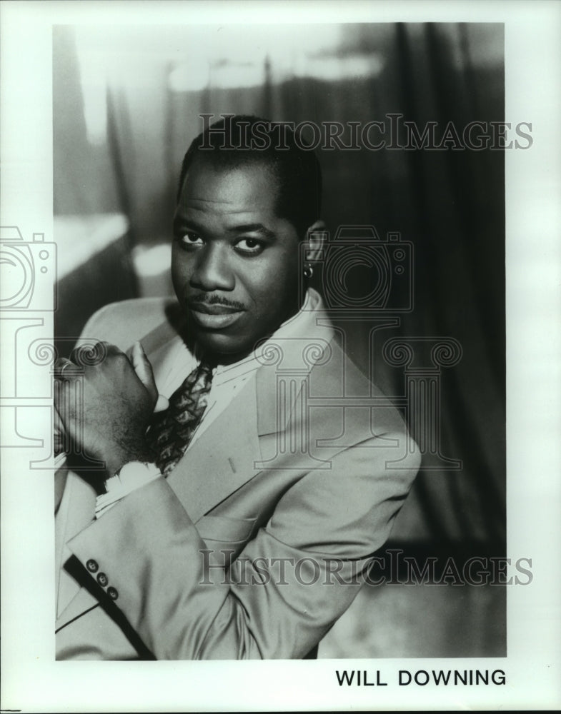 1992 Press Photo Musician Will Downing - Historic Images