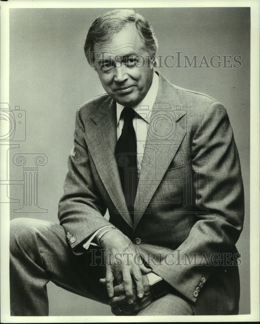 1979 Press Photo Hugh Downs, longtime television host. - Historic Images