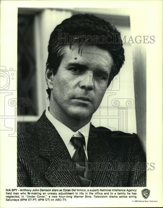 1990 Press Photo Anthony John Denison stars in "Under Cover," ABC-TV-Historic Images