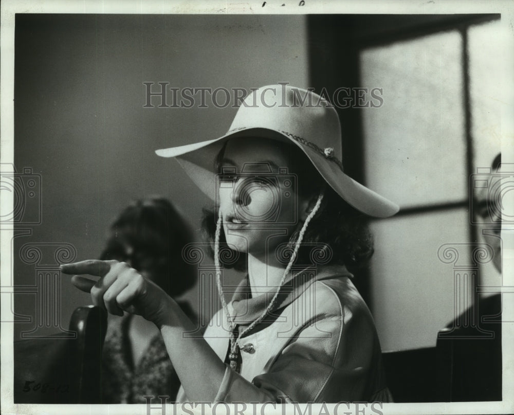 1967 Press Photo Actress Sandy Dennis in &quot;Who&#39;s Afraid of Virginia Woolf?” - Historic Images