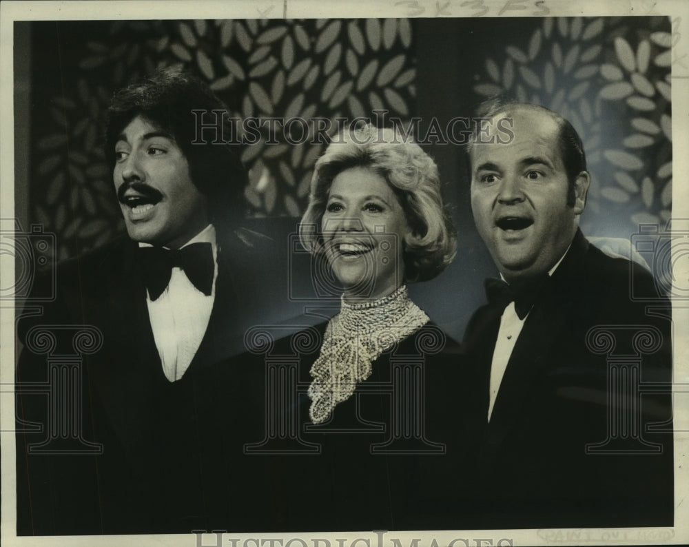 1975 Dinah Dhore and Dom DeLuise, &quot;Tony Orlando and Dawn&quot; - Historic Images