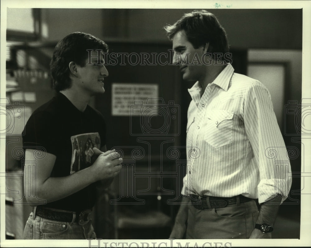 1988 Michael DeLuise and Scott Bakula, &quot;Eisenhower &amp; Lutz&quot; - Historic Images