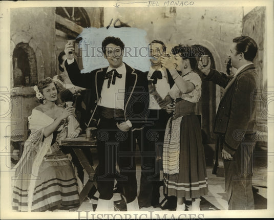 1962 Press Photo Mario Del Monaco has feature role in "Cavalleria Rusticana" - Historic Images