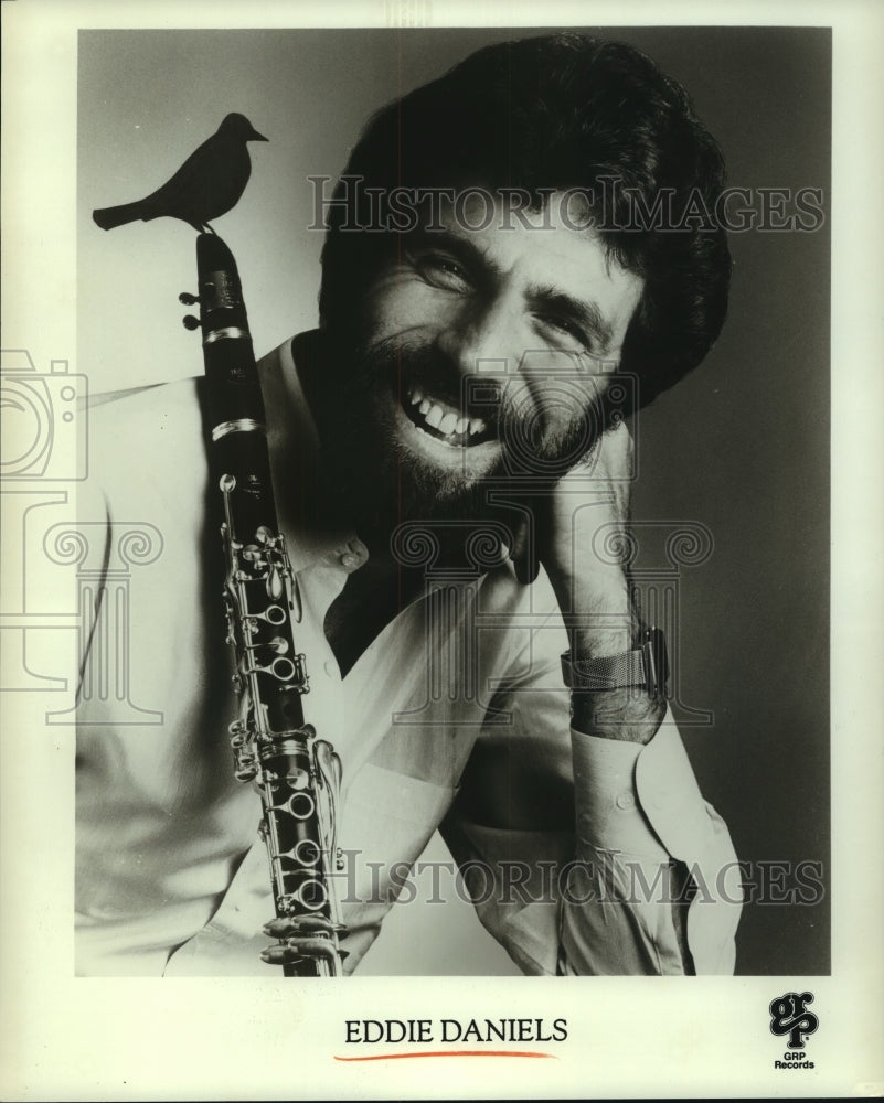 1987 Eddie Daniels, jazz musician and composer. - Historic Images