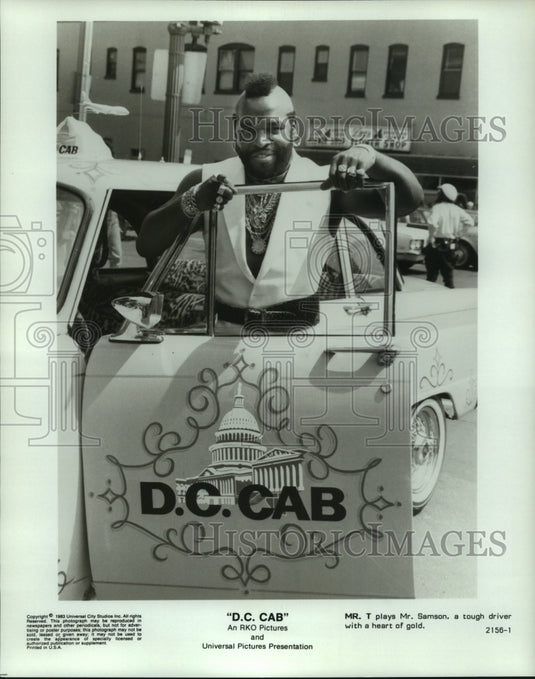 1983 Press Photo Mr. T in a scene from D.C. Cab. - nop21881 - Historic Images