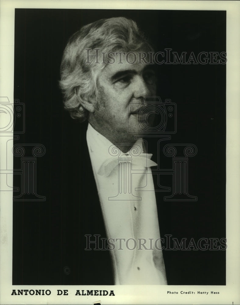 1988 Antonio de Almeida, French conductor and musicologist. - Historic Images