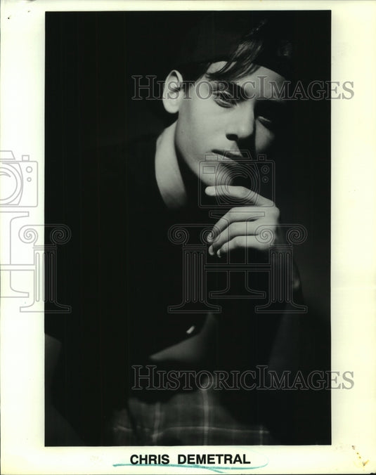 Press Photo Chris Demetral, actor. - nop21983 - Historic Images