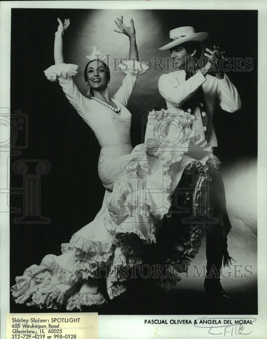 1981 Press Photo Pascual Olivera and Angela Del Moral. - nop21991 - Historic Images