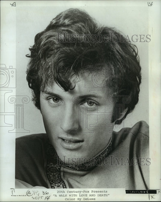 1969 Assaf Dayan plays in "A Walk With Love and Death" - Historic Images