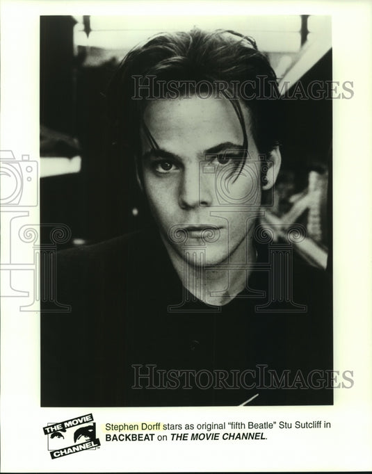 1995 Press Photo Stephen Dorff stars in Backbeat on The Movie Channel - Historic Images