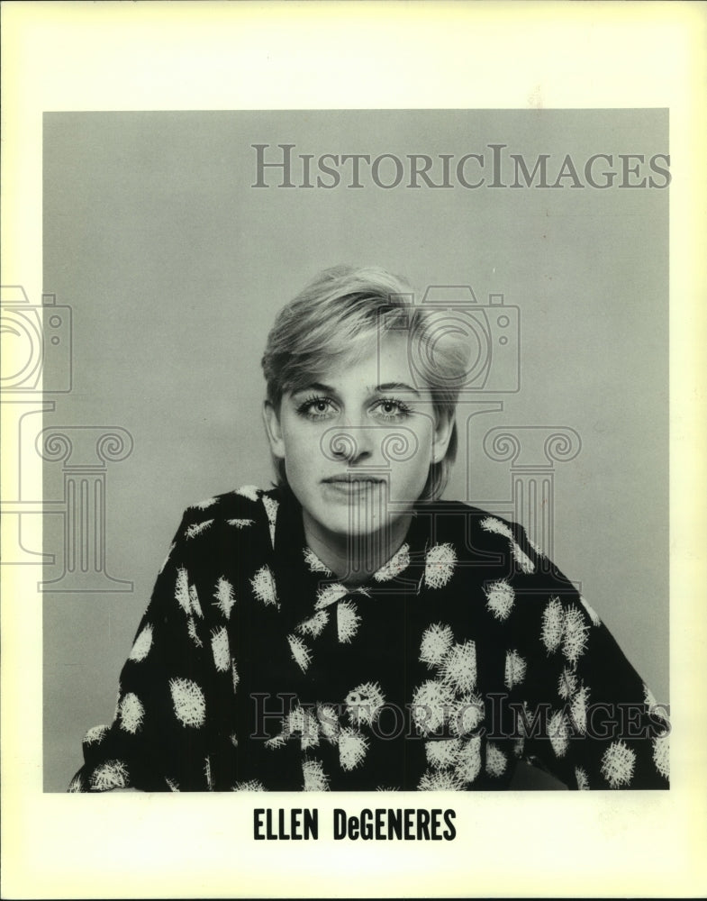 1984 Press Photo Actress and Host Ellen DeGeneres - nop22491 - Historic Images