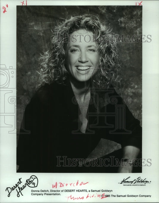 1985 Press Photo Director of Desert Hearts Donna Deitch - nop22496 - Historic Images