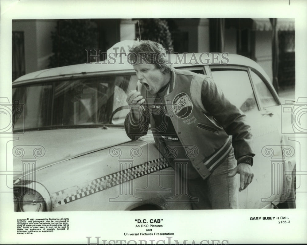 1983 Press Photo Gary Busey is Dell in "D.C. Cab" - nop22568-Historic Images