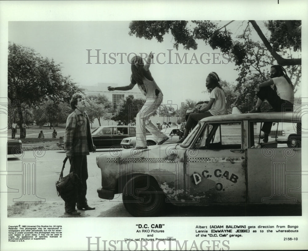 1983 Adam Baldwin &amp; DeWayne Jessie in &quot;D.C. Cab&quot; - Historic Images