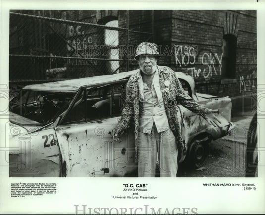 1983 Press Photo Whitman Mayo is Mr. Rhythm in "D.C. Cab" - nop22576 - Historic Images