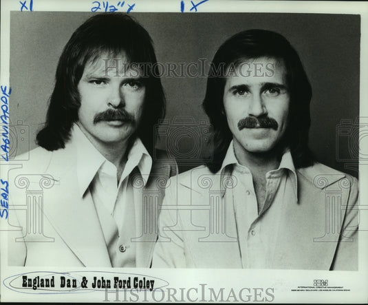 1977 Press Photo England Dan & John Ford Coley- Singers - nop22669 - Historic Images