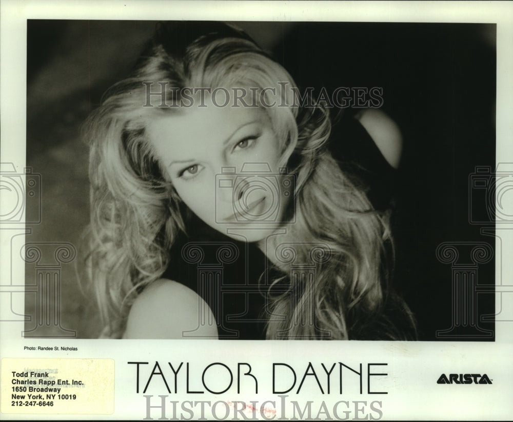 1994 Press Photo Taylor Dayne, Arista Recording Artist - nop22688 - Historic Images