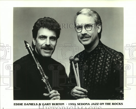 1984 Press Photo Eddie Daniels & Gary Burton- 1994 Sedona Jazz On The Rocks - Historic Images