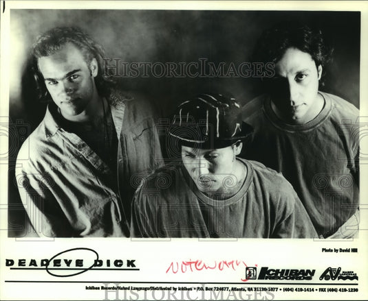 1994 Press Photo Deadeye Dick, alternative rock band from New Orleans. - Historic Images