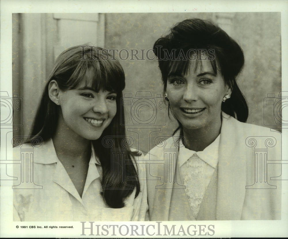 1991 Ellen Dunning in Frog Girl: The Jenifer Graham Story, on CBS. - Historic Images